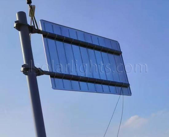 Case of Reflective Road Sign