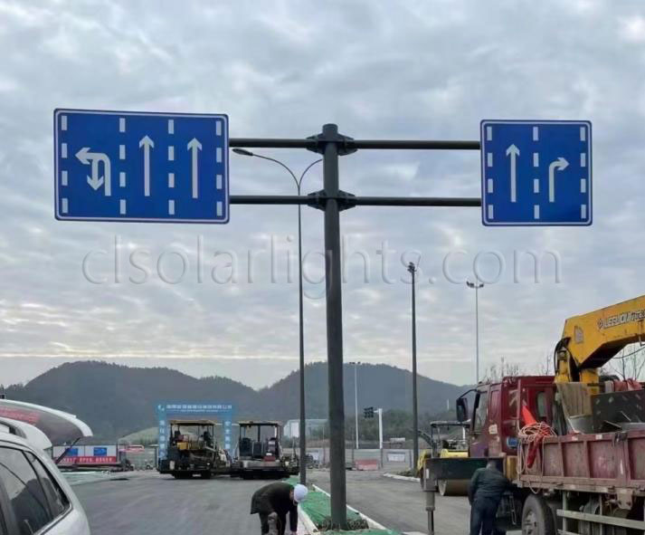 Case of Reflective Street Sign