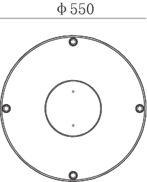 Dimensions of LED Garden Light CL-TYD-005