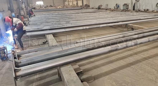 Production of Street Light Pole